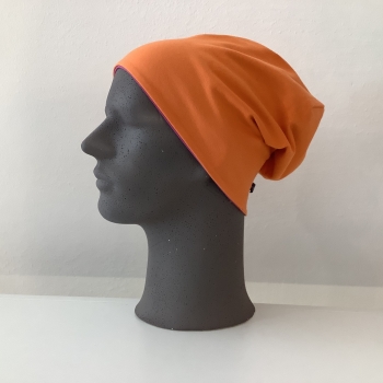 mütze-mann-orange-pink-wenden