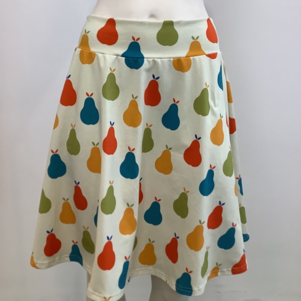 1/4-tellerrock-baumwolljersey--hellgelb-rotorange-oliv-orange-birnen