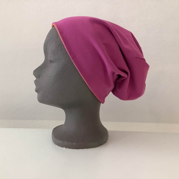 mütze-pink-orange-wenden